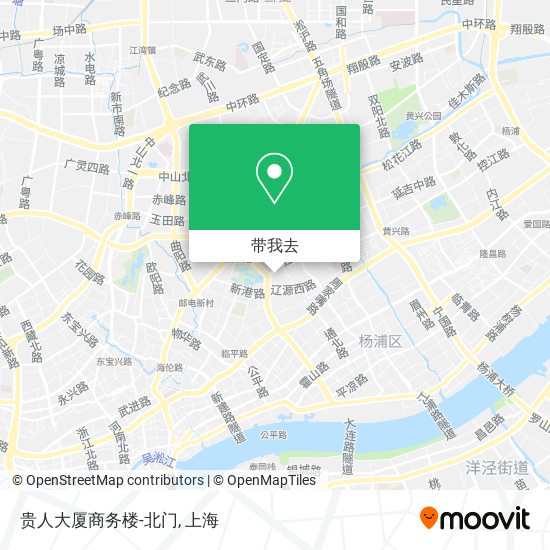 贵人大厦商务楼-北门地图