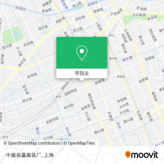 中服俊赢服装厂地图