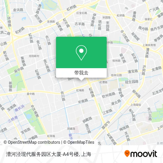 漕河泾现代服务园区大厦-A4号楼地图