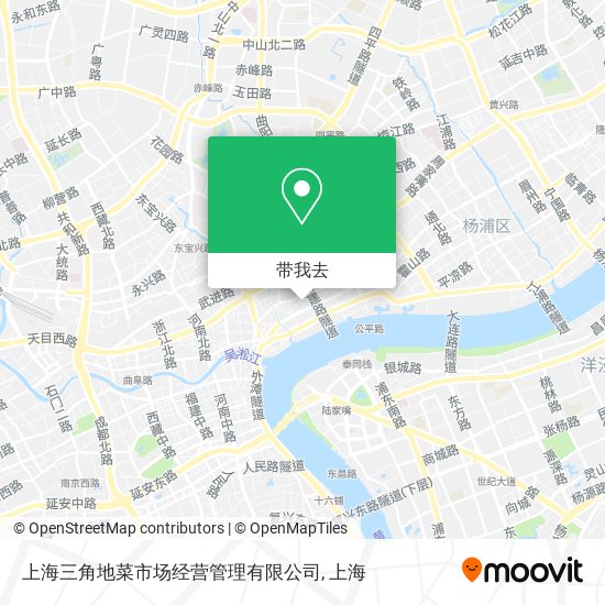 上海三角地菜市场经营管理有限公司地图