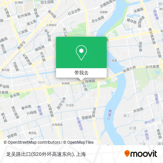 龙吴路出口(S20外环高速东向)地图