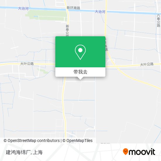 建鸿海绵厂地图