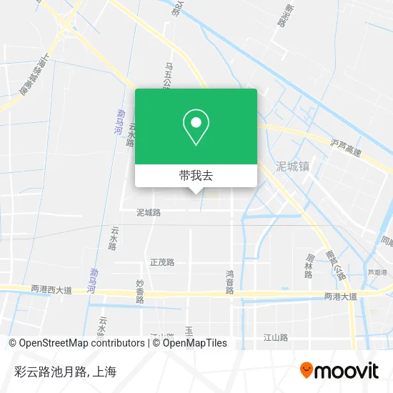 彩云路池月路地图