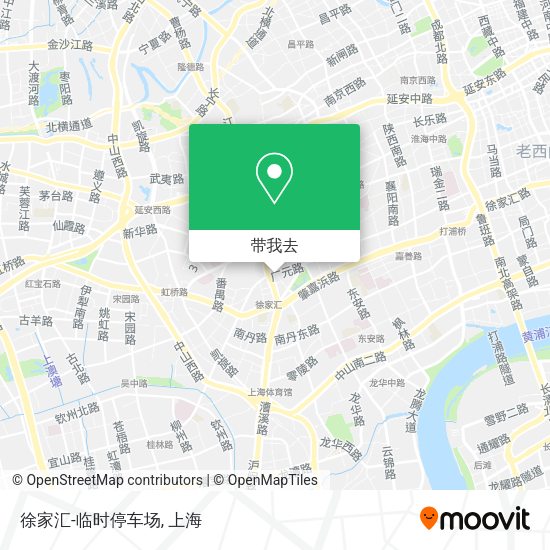 徐家汇-临时停车场地图
