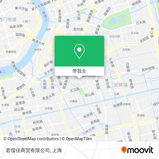 君儒佳商贸有限公司地图