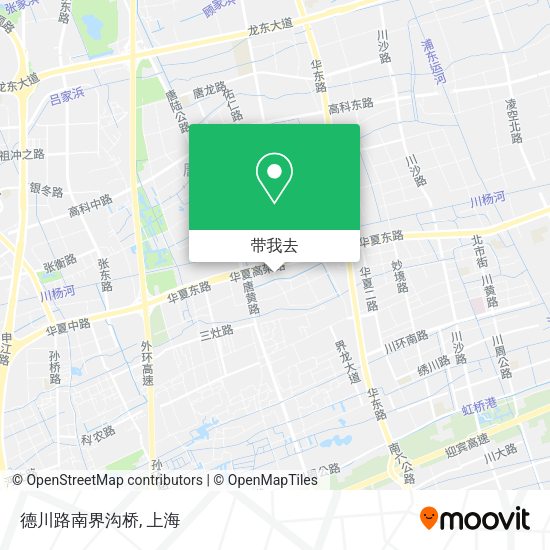 德川路南界沟桥地图