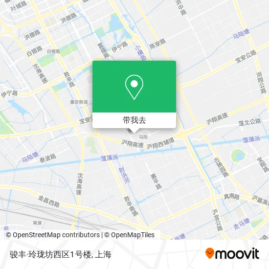 骏丰·玲珑坊西区1号楼地图