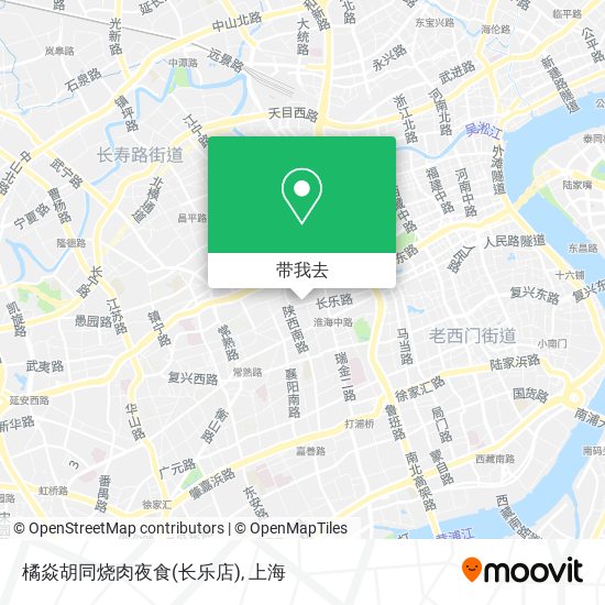 橘焱胡同烧肉夜食(长乐店)地图