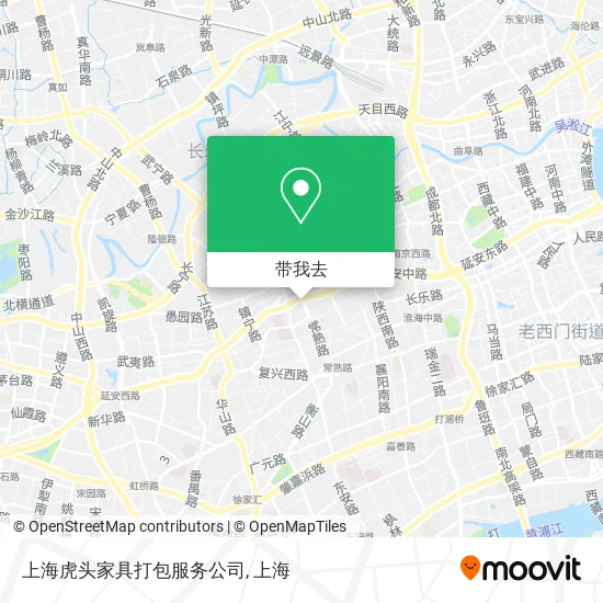 上海虎头家具打包服务公司地图