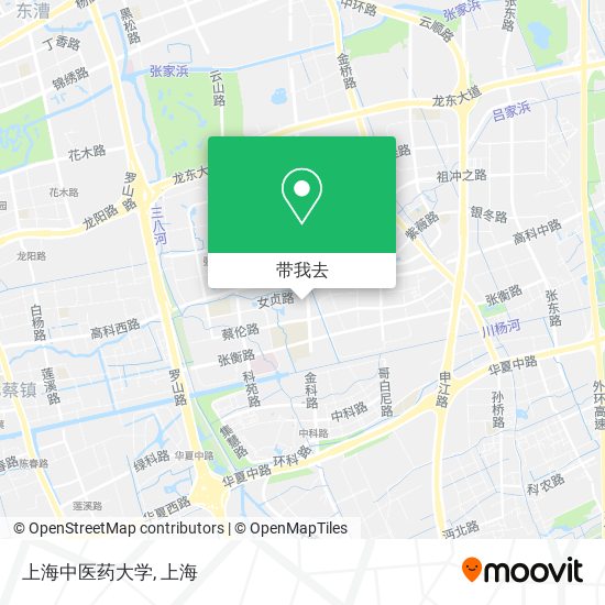 上海中医药大学地图