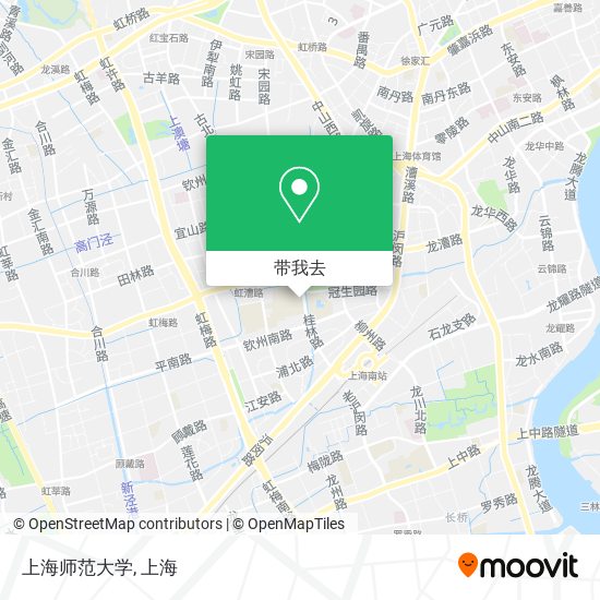上海师范大学地图
