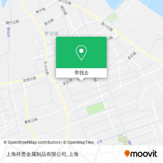 上海祥赉金属制品有限公司地图