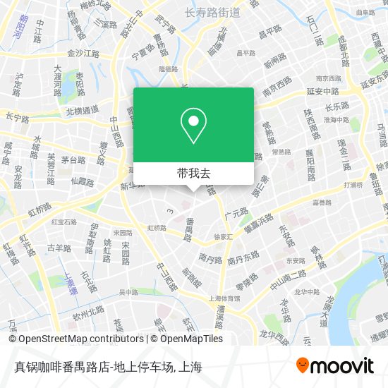 真锅咖啡番禺路店-地上停车场地图