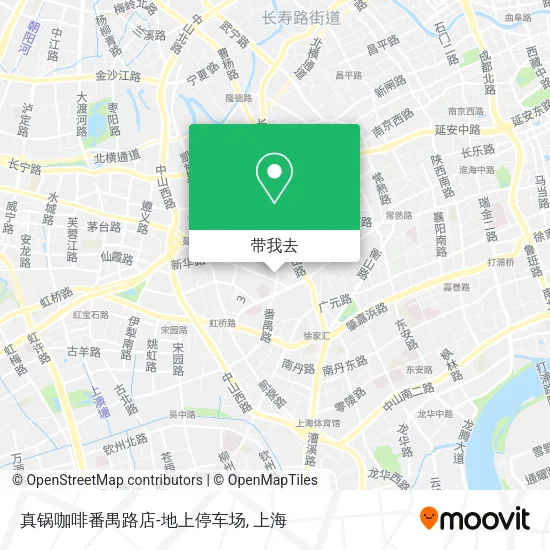 真锅咖啡番禺路店-地上停车场地图