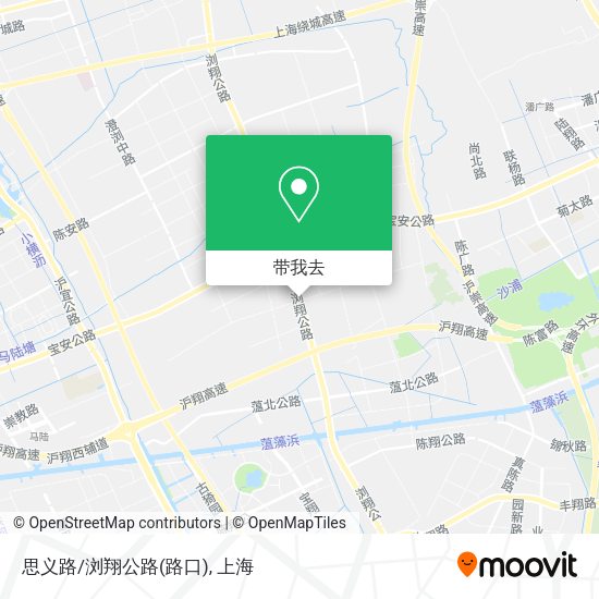思义路/浏翔公路(路口)地图