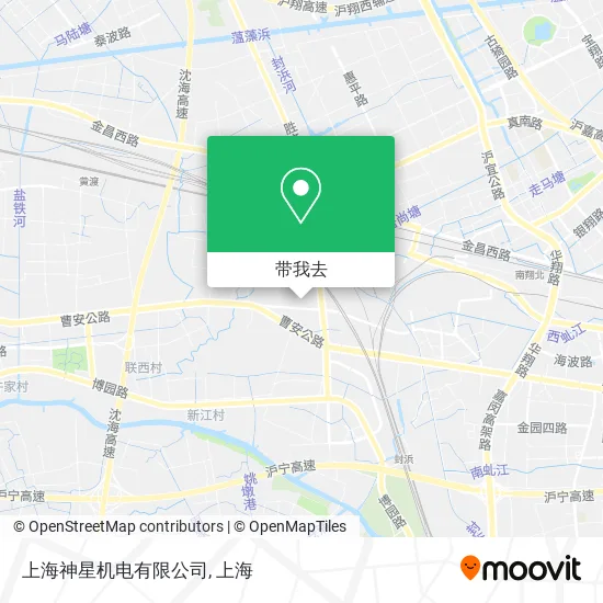 上海神星机电有限公司地图