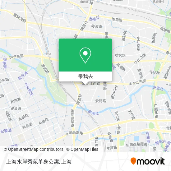 上海水岸秀苑单身公寓地图