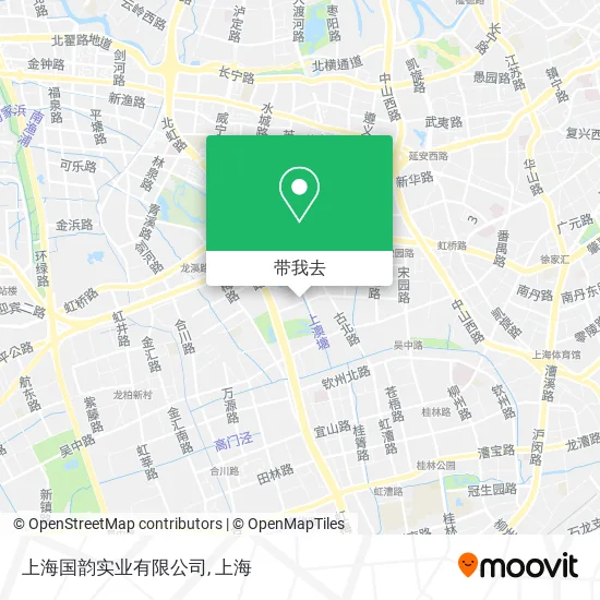 上海国韵实业有限公司地图
