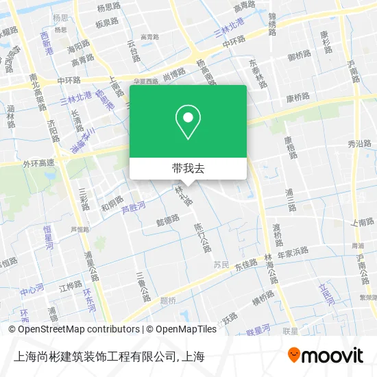 上海尚彬建筑装饰工程有限公司地图