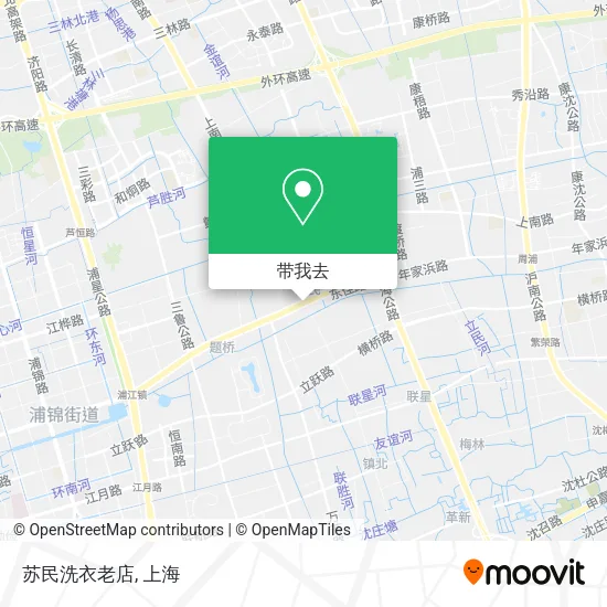苏民洗衣老店地图