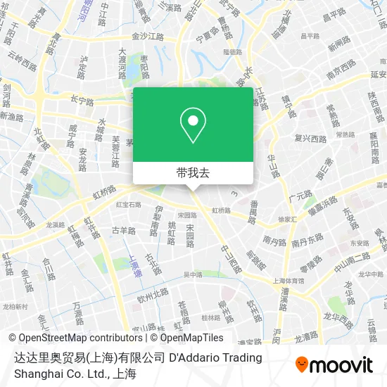 达达里奥贸易(上海)有限公司 D'Addario Trading Shanghai Co. Ltd.地图