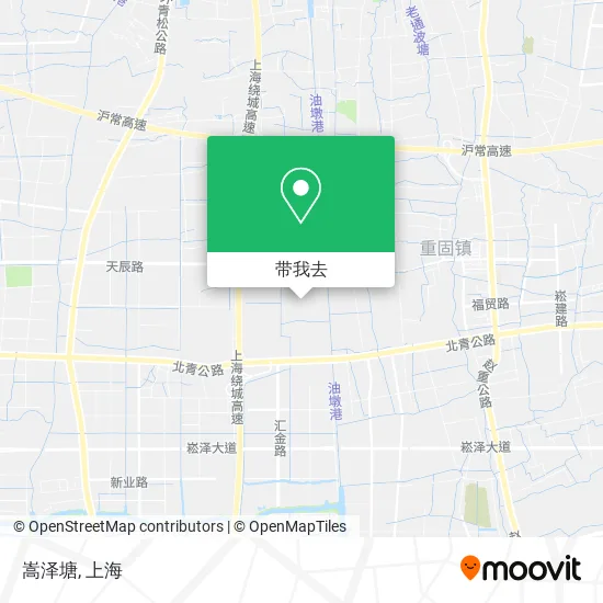 嵩泽塘地图