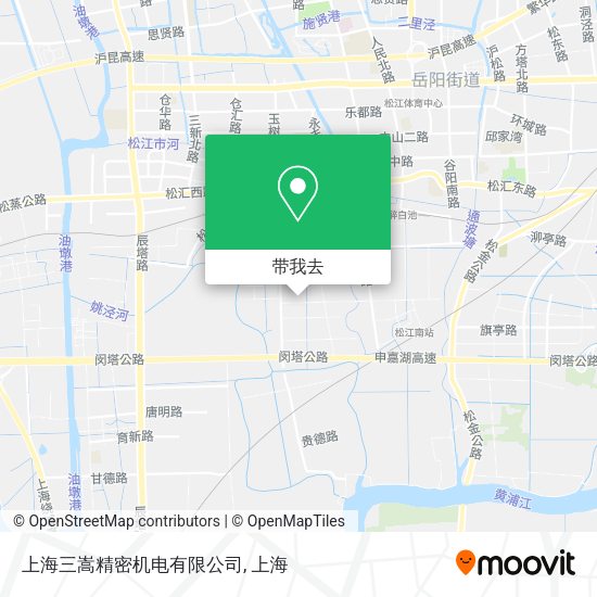 上海三嵩精密机电有限公司地图