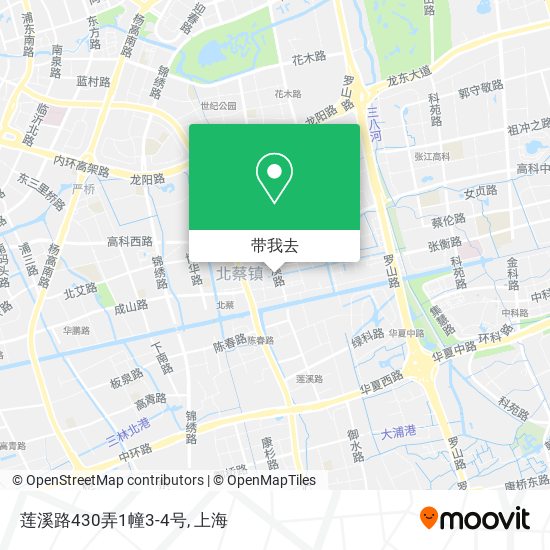 莲溪路430弄1幢3-4号地图