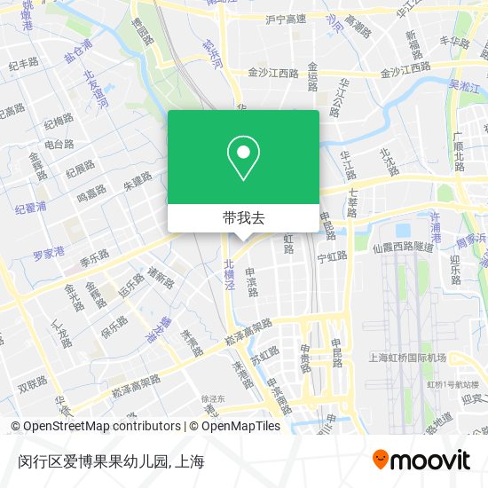 闵行区爱博果果幼儿园地图