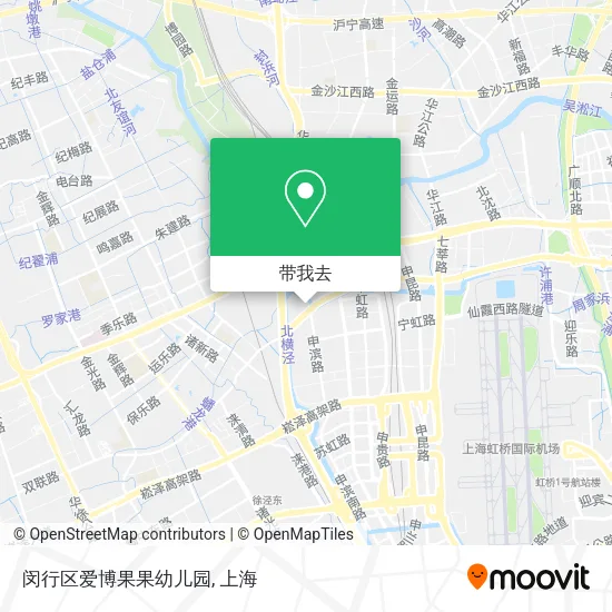 闵行区爱博果果幼儿园地图