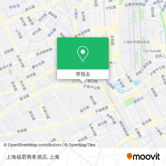 上海福君商务酒店地图