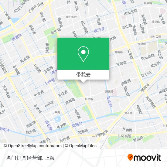 名门灯具经营部地图
