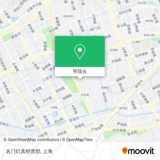 名门灯具经营部地图