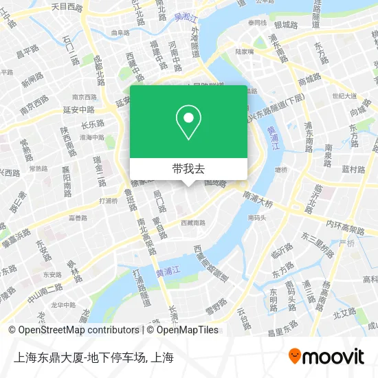 上海东鼎大厦-地下停车场地图