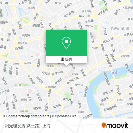 阳光理发店(斜土路)地图