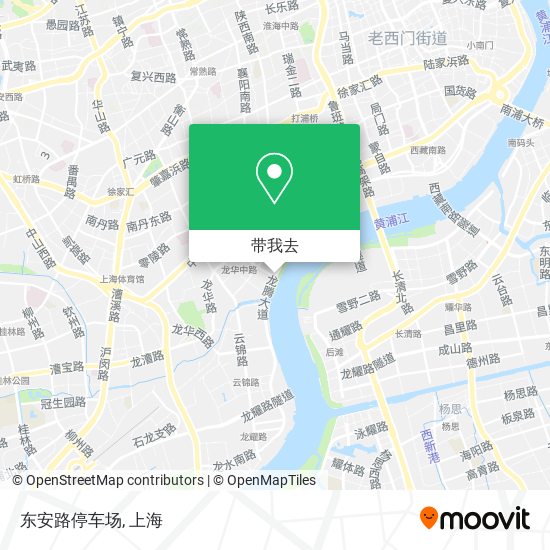 东安路停车场地图