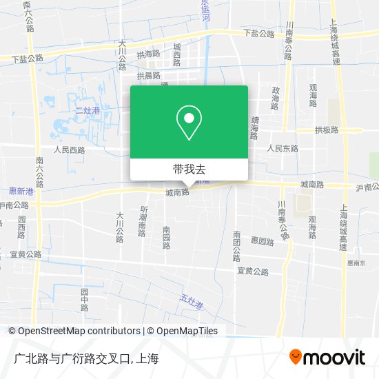 广北路与广衍路交叉口地图