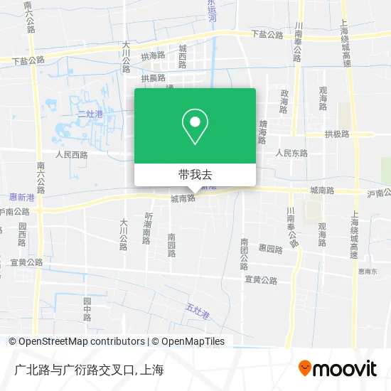 广北路与广衍路交叉口地图