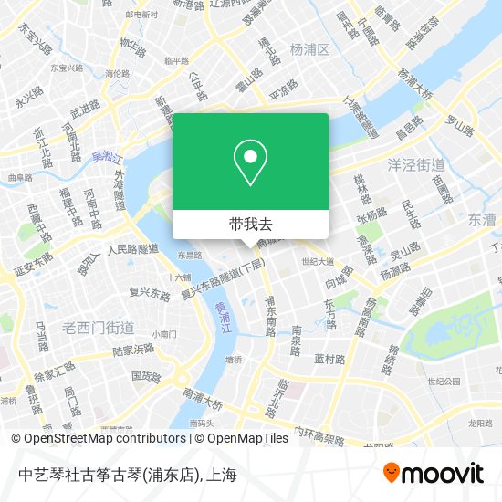 中艺琴社古筝古琴(浦东店)地图