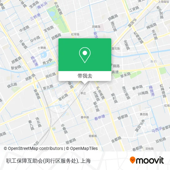职工保障互助会(闵行区服务处)地图