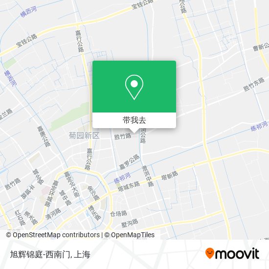 旭辉锦庭-西南门地图