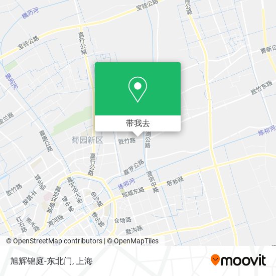 旭辉锦庭-东北门地图