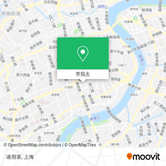 请用茶地图