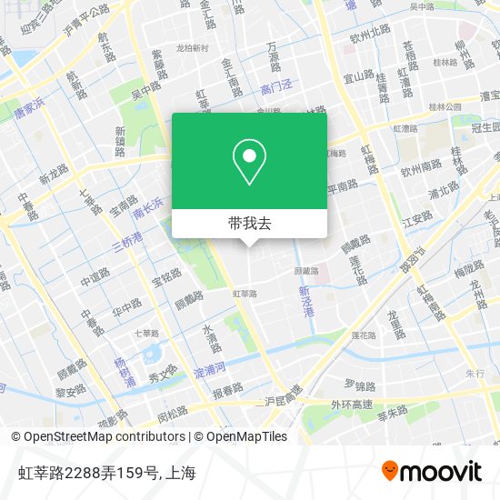 虹莘路2288弄159号地图