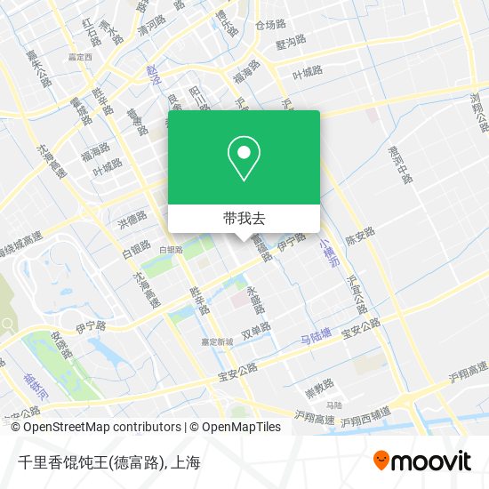 千里香馄饨王(德富路)地图