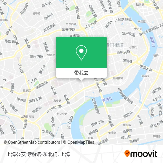 上海公安博物馆-东北门地图