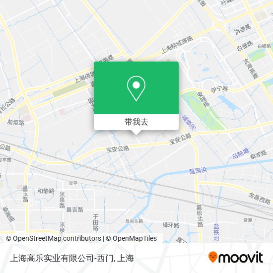 上海高乐实业有限公司-西门地图