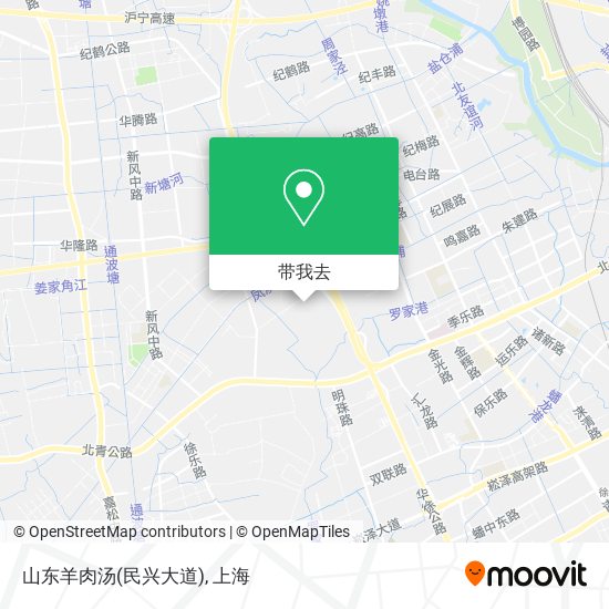 山东羊肉汤(民兴大道)地图