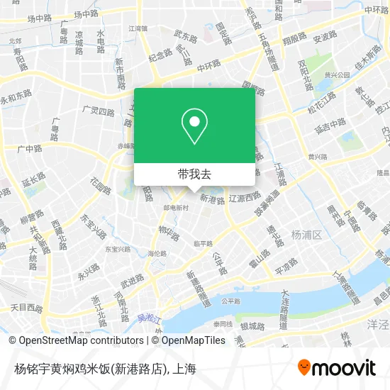 杨铭宇黄焖鸡米饭(新港路店)地图