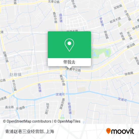 青浦赵巷三业经营部地图